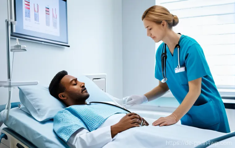 웹어셈블리 기반의 헬스케어 솔루션 개발 사례 - **Prompt:** A compassionate German doctor, wearing clean blue scrubs and a white lab coat, interacts...