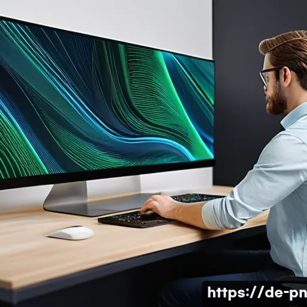 웹어셈블리 기술이 가져올 변화 - **Prompt 1: Desktop-level Performance in the Browser**
"A person, mid-20s, with a focused expres...