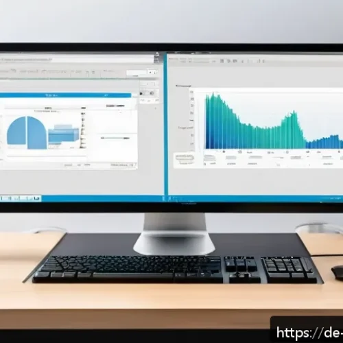 Home 31 웹어셈블리를 활용한 UI UX 디자인 혁신 - A modern web developer workspace showing a large ultra-wide monitor displaying a complex 3D product ...