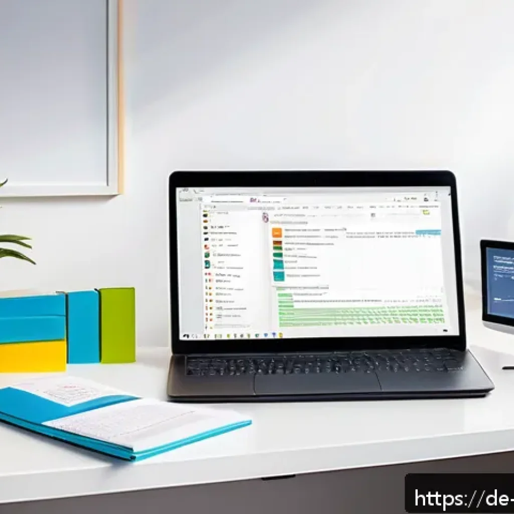 웹어셈블리와 모바일 웹 앱의 차별점 - A modern web developer workspace featuring a sleek laptop displaying WebAssembly code in an integrat...