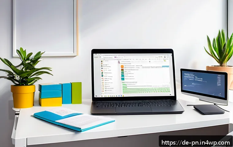 웹어셈블리와 모바일 웹 앱의 차별점 - A modern web developer workspace featuring a sleek laptop displaying WebAssembly code in an integrat...